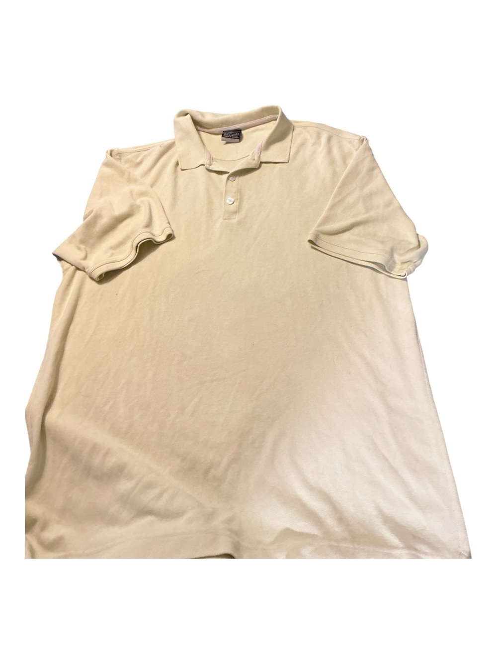 Classic Men's Polo Shirt in Light Cream
